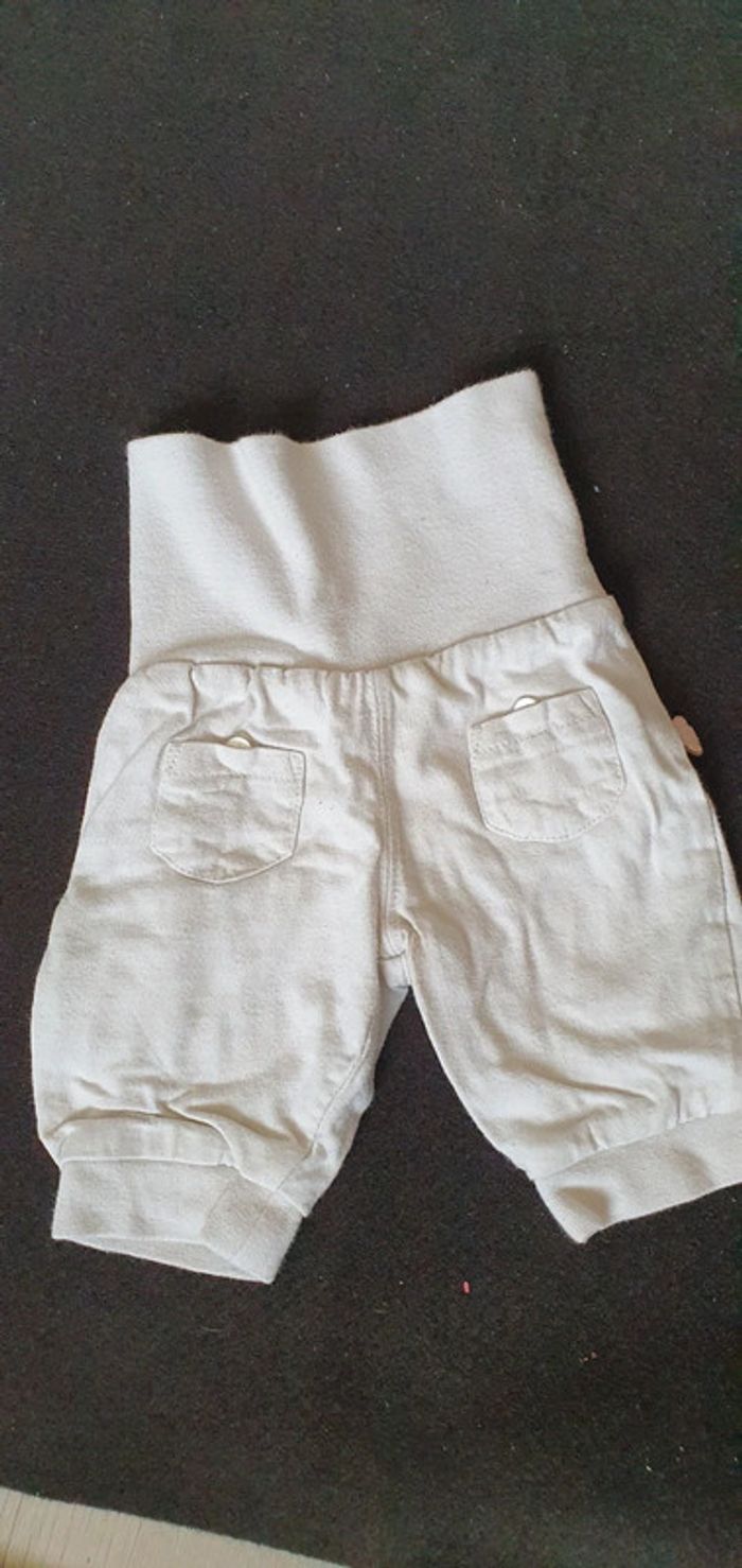 Lot 3 pantalons 2 bodies 1 mois - photo numéro 4