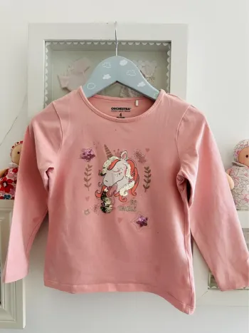 Pull léger licorne sequin