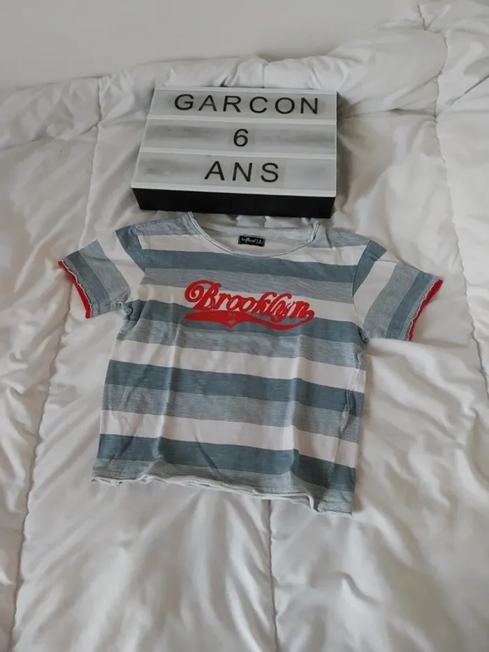 Tee-shirt manche courte garçon 6 ans Influx