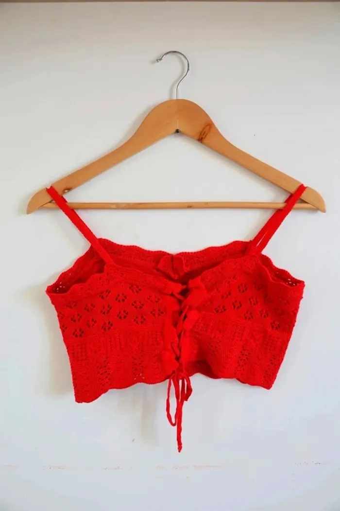 C38 Top Crochet Sweue Taille 38