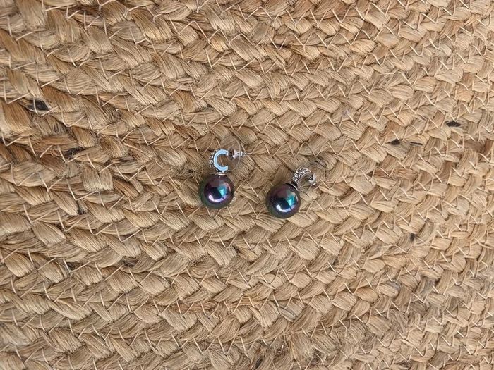Bijoux 🎀 Boucles d’oreilles boules multicolores