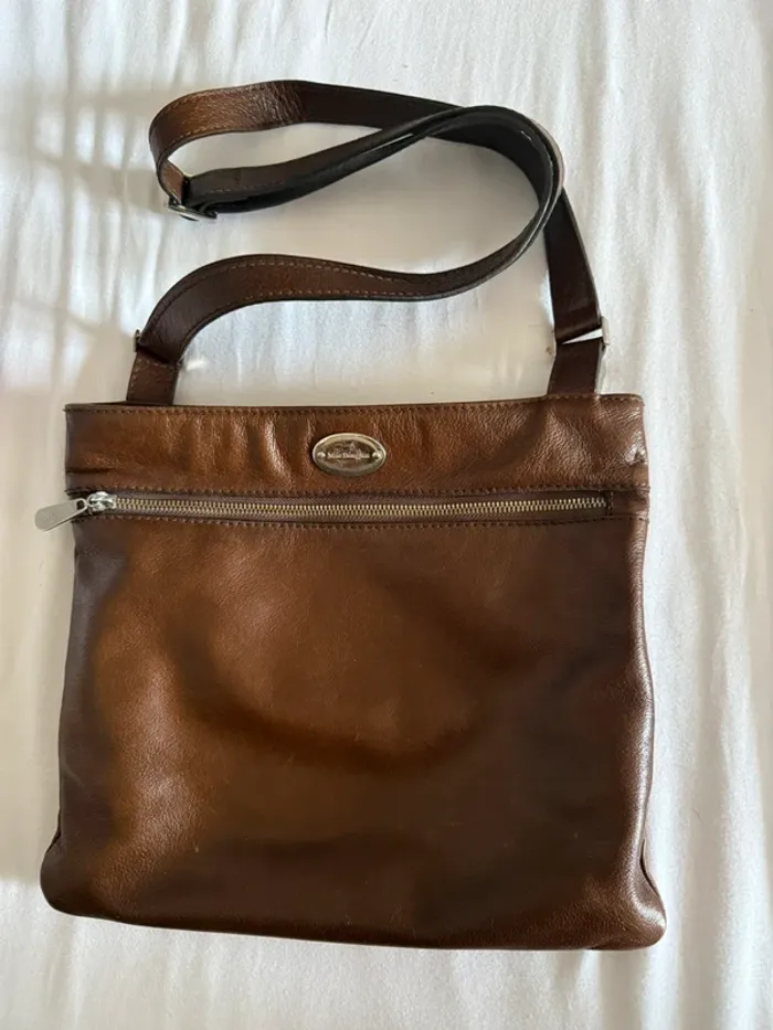 Sac Mac Douglas bandoulière – Cuir Marron