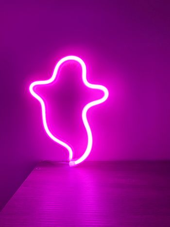 Néon décoration chambre fantôme tendance neuf