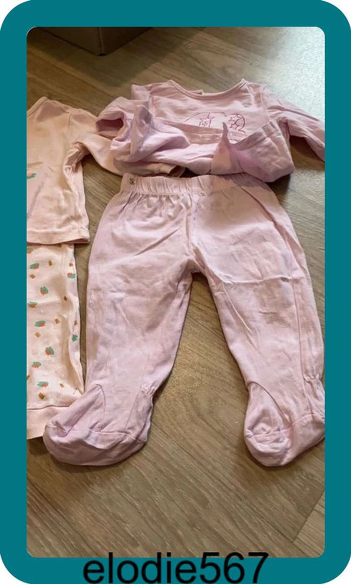 Lot de 2 pyjamas fins 12 mois orchestra - photo numéro 5