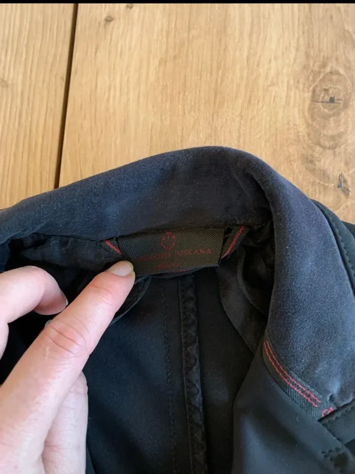 Veste de concours Cavalleria Toscana – Noir avec liseret rouge – Taille 10 ans - photo numéro 6