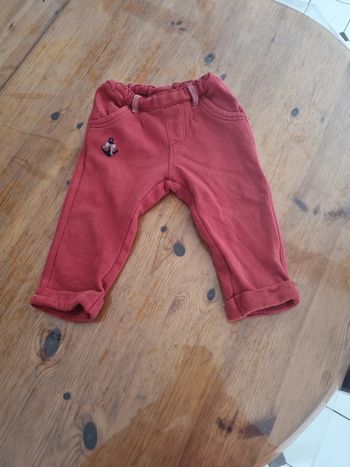 Pantalon rouge 18 mois fille