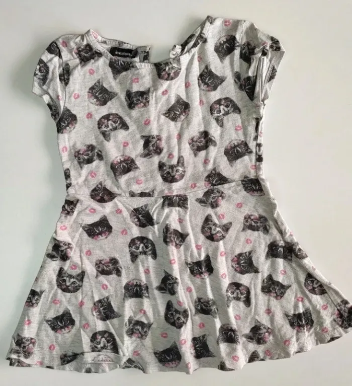 Petite robe chat - Taille 4 ans