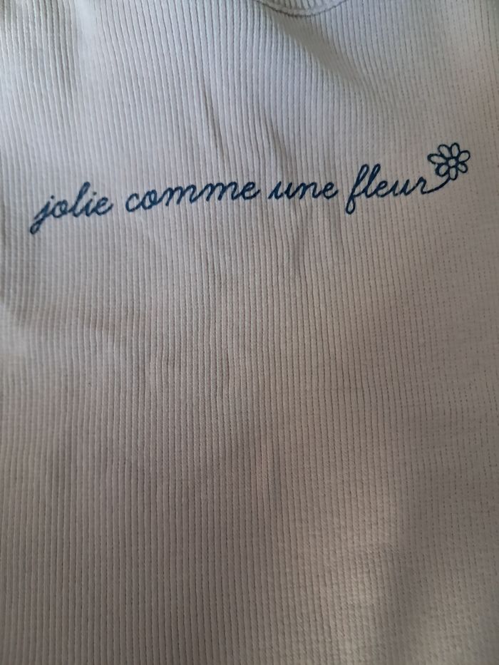 T-shirt jolie comme une fleur 🌸 18 mois - photo numéro 4