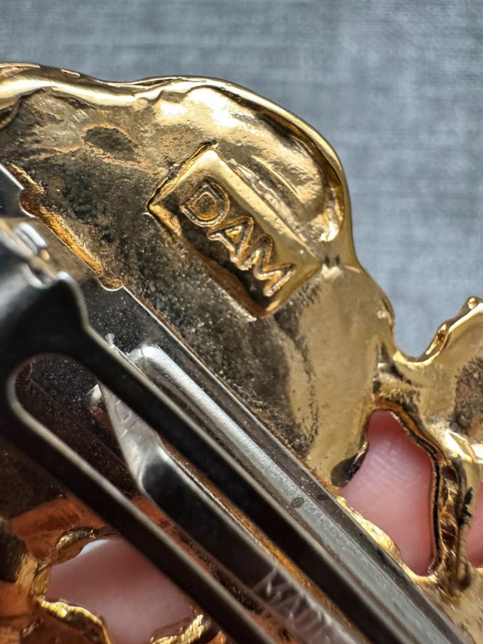 Barrette vintage “Made in France” signée DAM - photo numéro 11