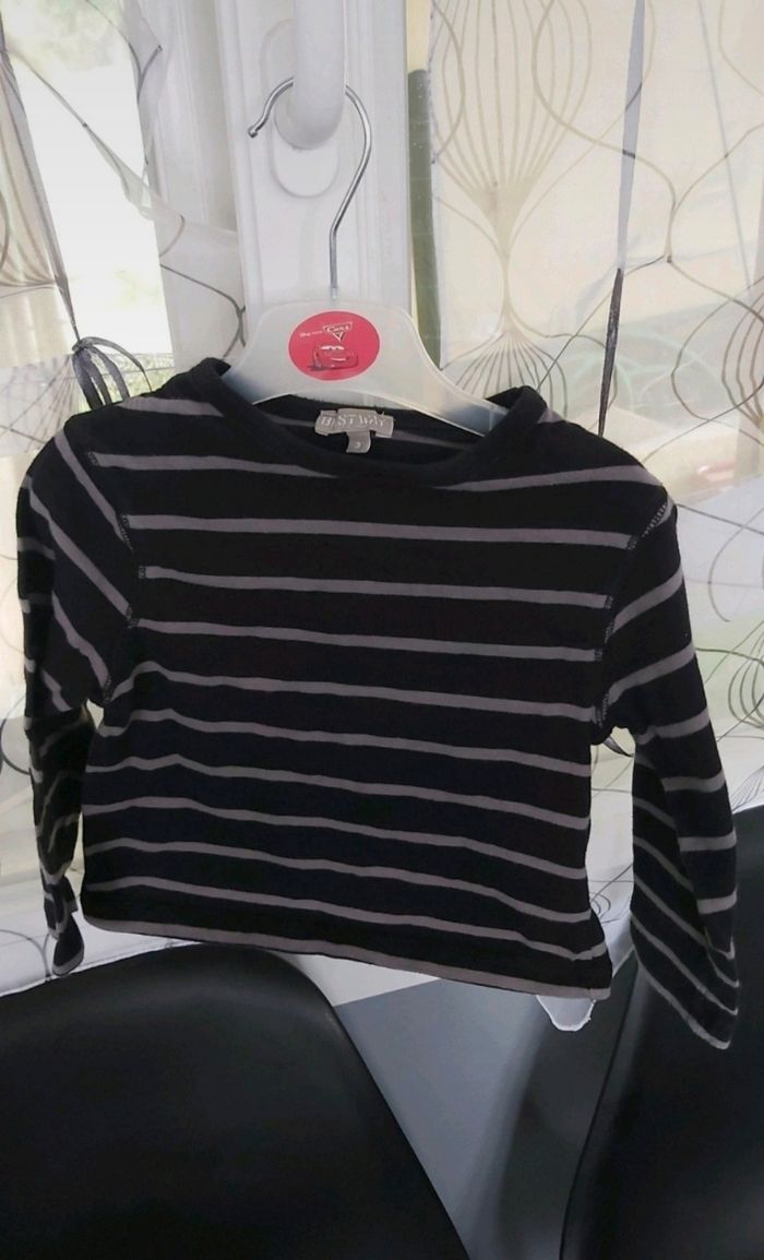 T-shirt manches longues garçon 3 ans