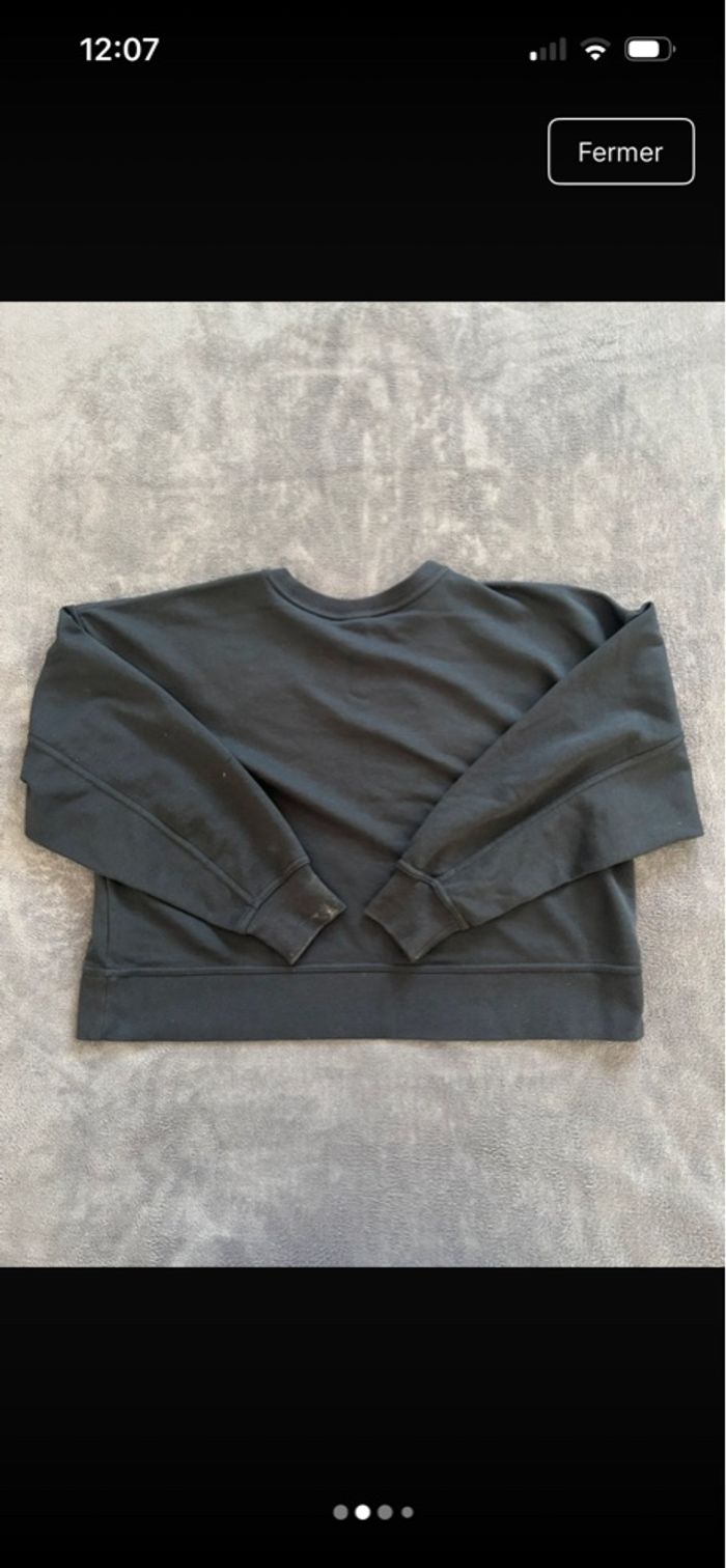 Pull Nike Femme Noir Taille M Très Bon État - photo numéro 2