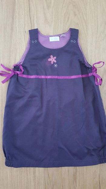 Robe satinée violette fille 2 ans kiabi très bon état