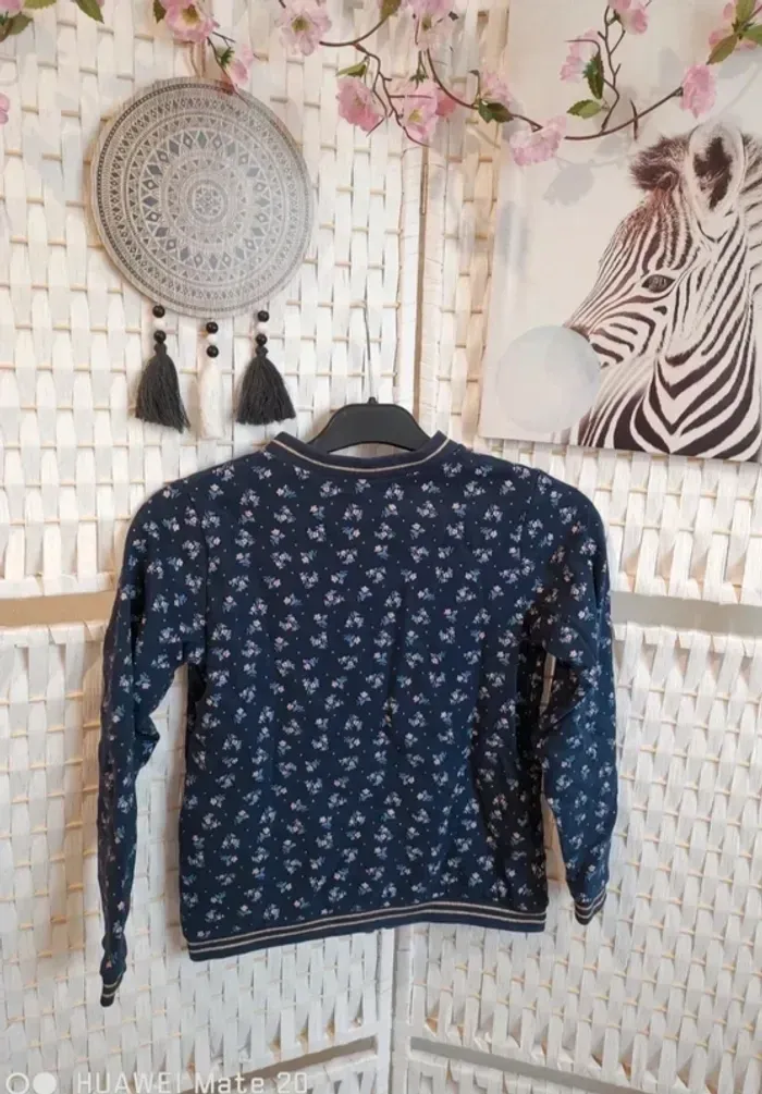 💕Jolie veste molleton style bomber verbaudet fille 12ans 💕 - photo numéro 2