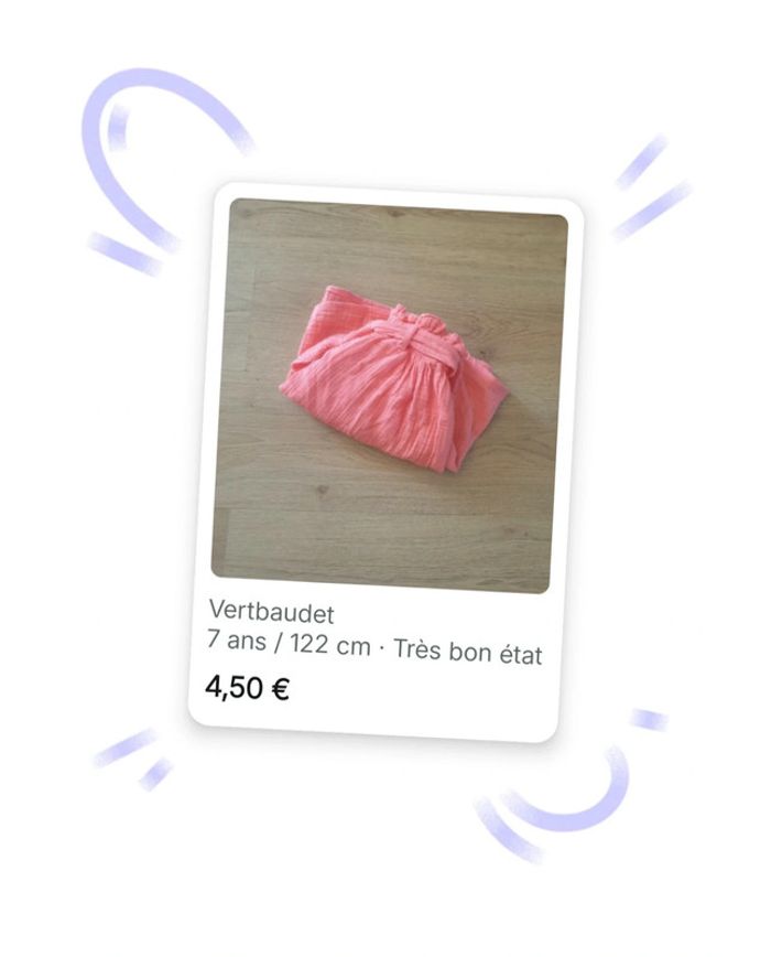 đź©· Jupe avec bretelles 7 ans Vertbaudet #emyfleury_7ansfille