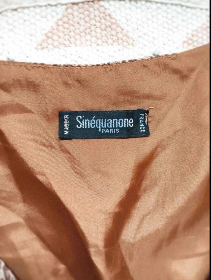 Robe  100%  soie  - Léopard -  Sinequanone Vintage  -  36 =  32 actuel - Parfait état - photo numéro 7