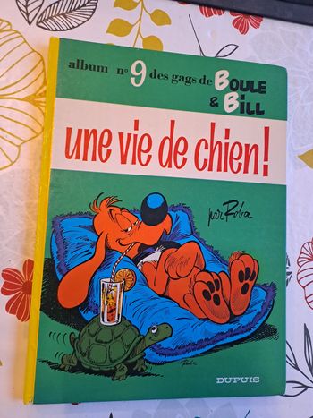 Album 9 gags de boule et bill, une vie de chien 