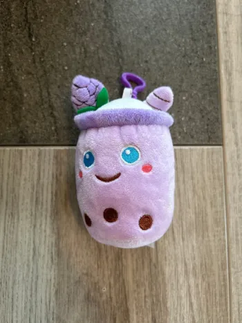 Porte clef peluche verre