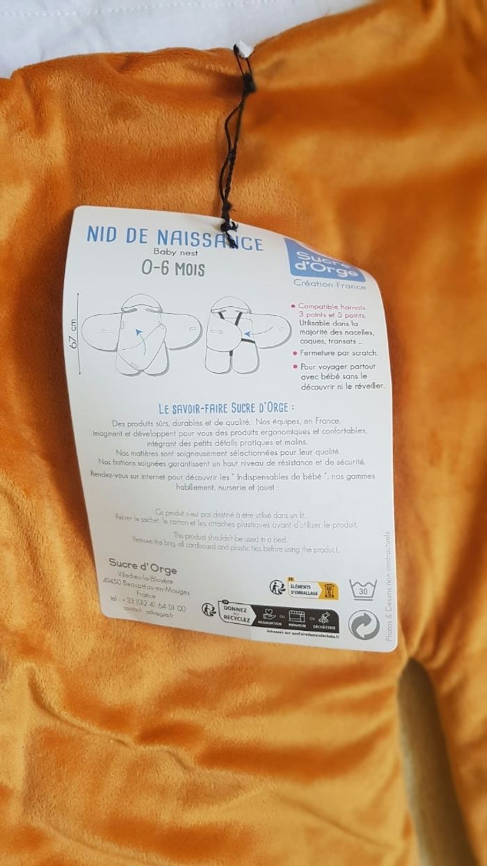 Nid d ange neuf sucre d orge 0 - 6 mois - photo numéro 3