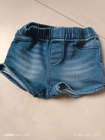 Short effet jeans