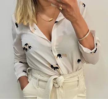 Chemise imprimée éléphants – AA&ZZ Taille M