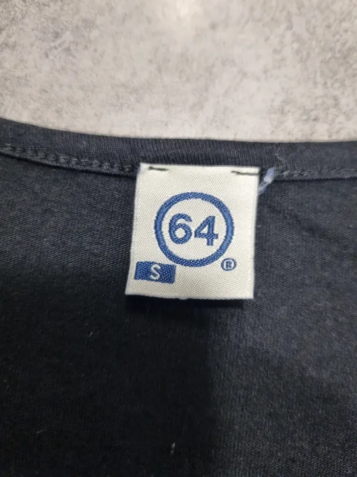 T-shirt à manches longues femme - Taille S / 36 - Marque 64 - Noir uni - photo numéro 2