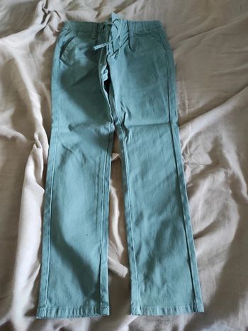 Pantalon vert eau