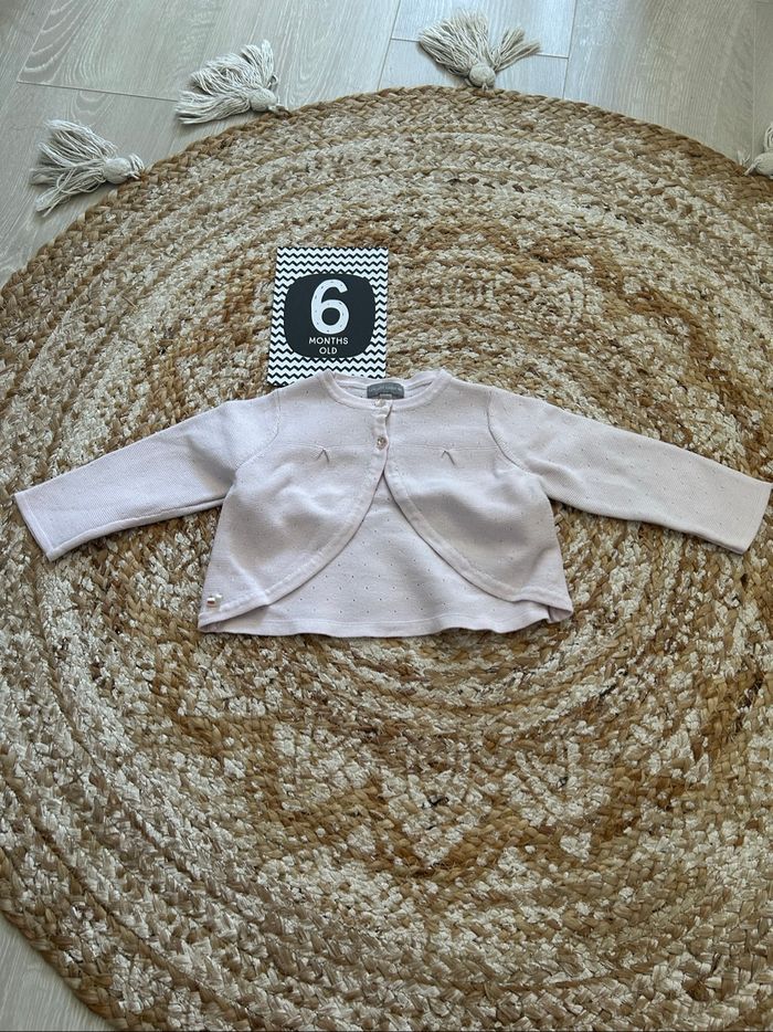 Gilet boléro rose Sergent Major
