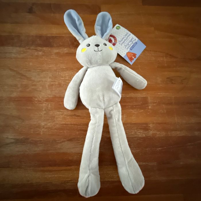 Doudou lapin, longue  jambe