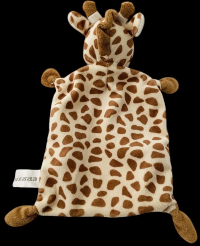 ❤️   Peluche Doudou Plat Girafe Simba Toys Nicotoy Beige Marron - photo numéro 2