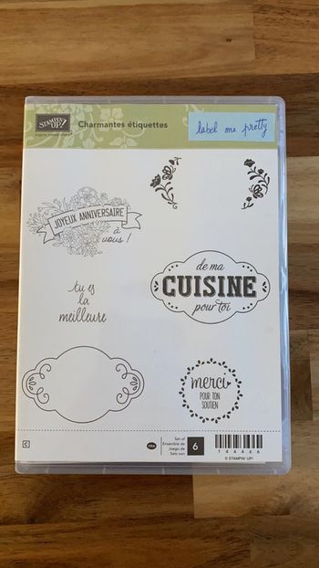 Tampons charmantes étiquettes