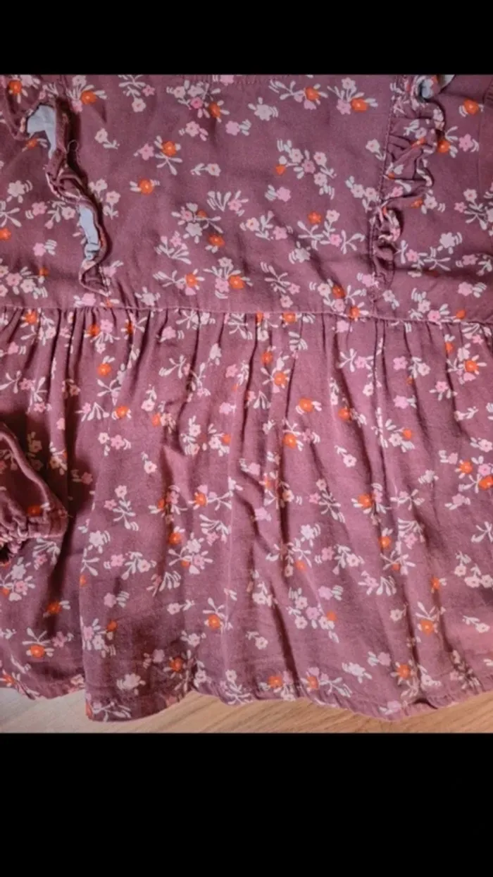 Blouse fleurie 4 ans Gemo - photo numéro 3