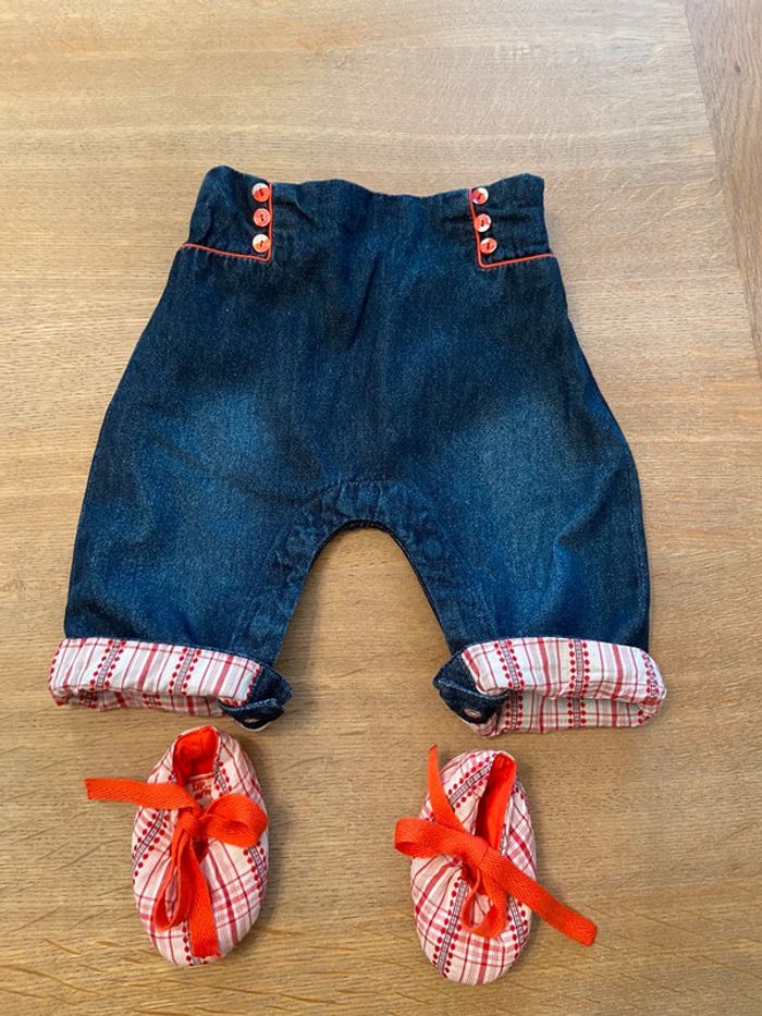 Lot de vêtements et chaussons DPAM taille 3 mois - photo numéro 20