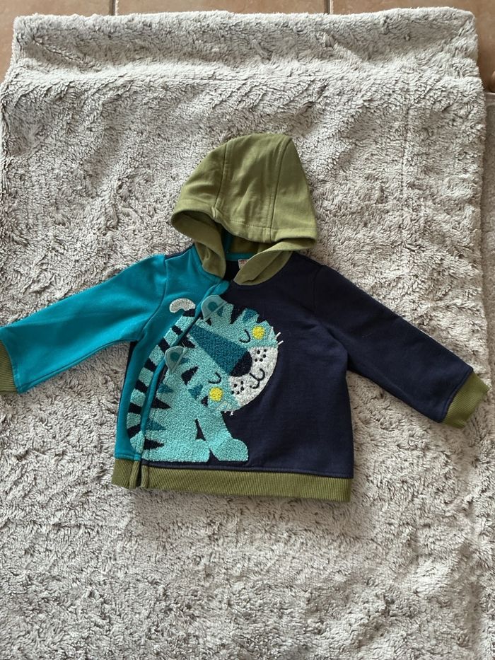 Veste à fermeture éclair bébé 6 mois. Du pareil au même