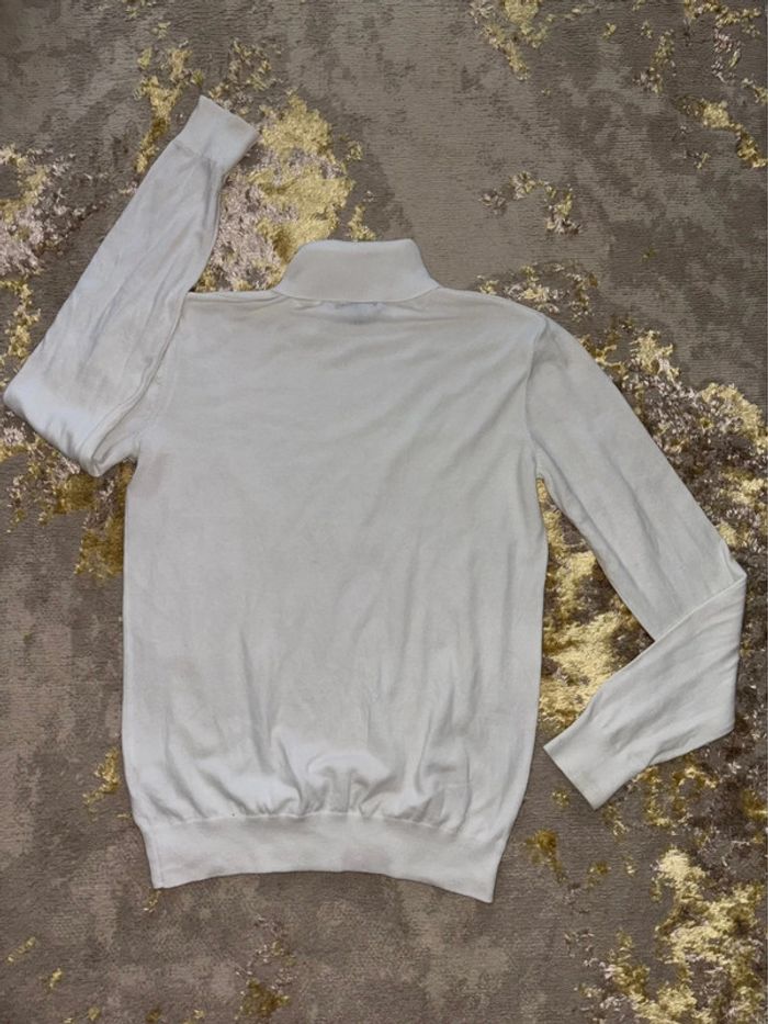 Pull col roulé blanc uni - photo numéro 7