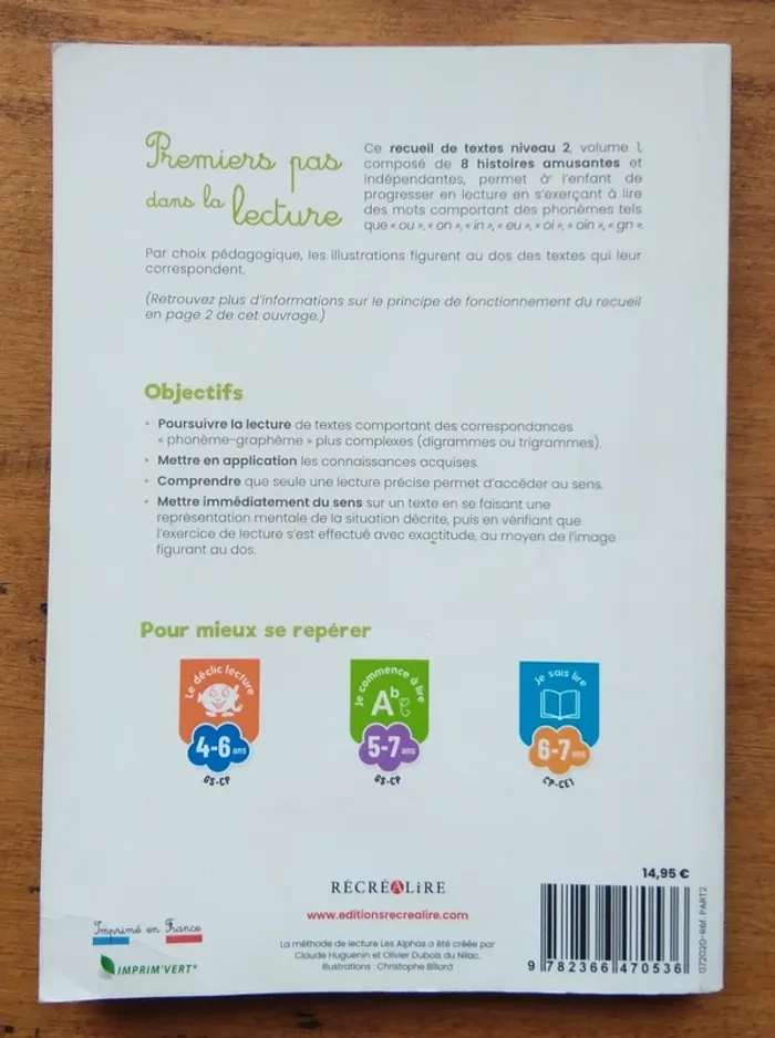 Les Alphas-recueil de textes niveau 2 - photo numéro 2