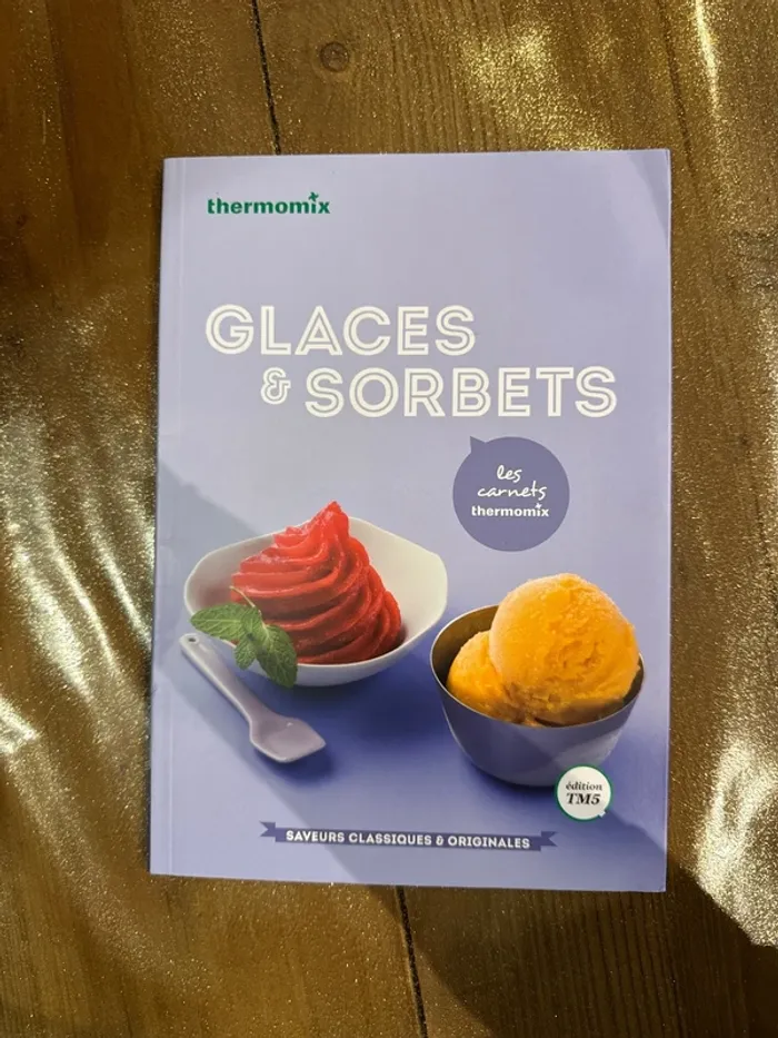 Livre glaces et sorbets