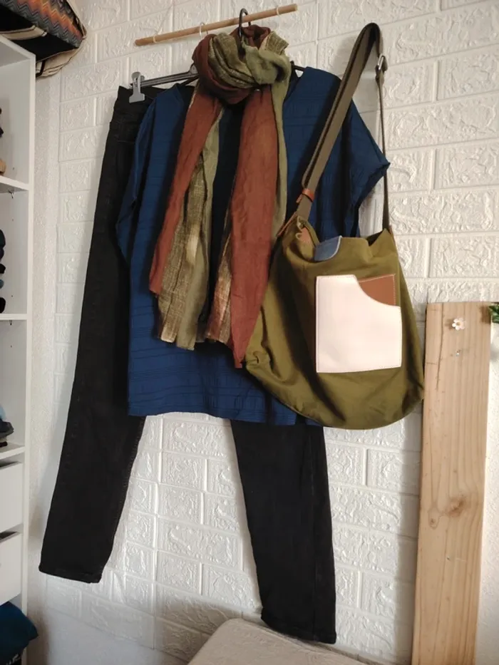 Ensemble 4 pièces bleu et vert - photo numéro 2