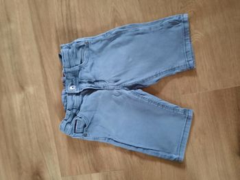 Bermuda en jean gris clair TAO 5 ans