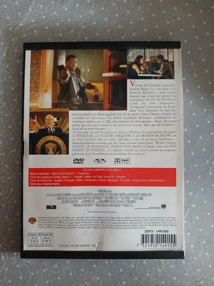DVD Meurtres à la maison blanche - photo numéro 2