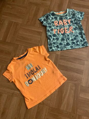 Lot de 2 t-shirt taille 12 mois In Extenso