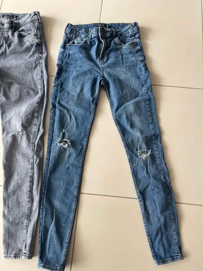 Lot 3 jeans Bershka femme - photo numéro 6