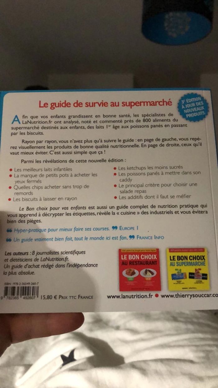 Livre le bon choix pour vos enfants - photo numéro 2