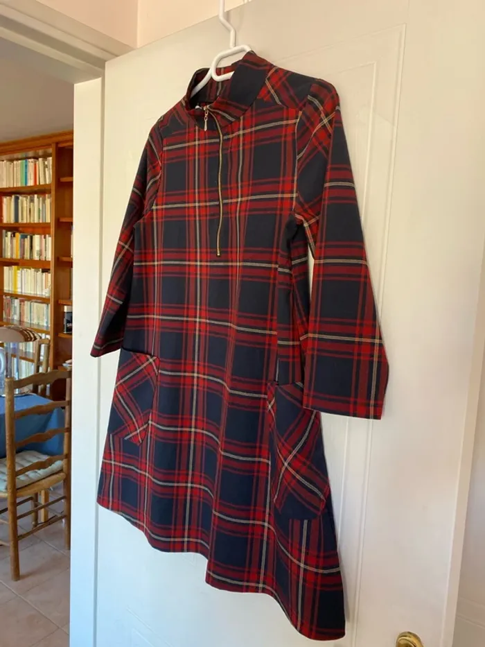 Robe écossaise trapèze Zara taille S - photo numéro 3
