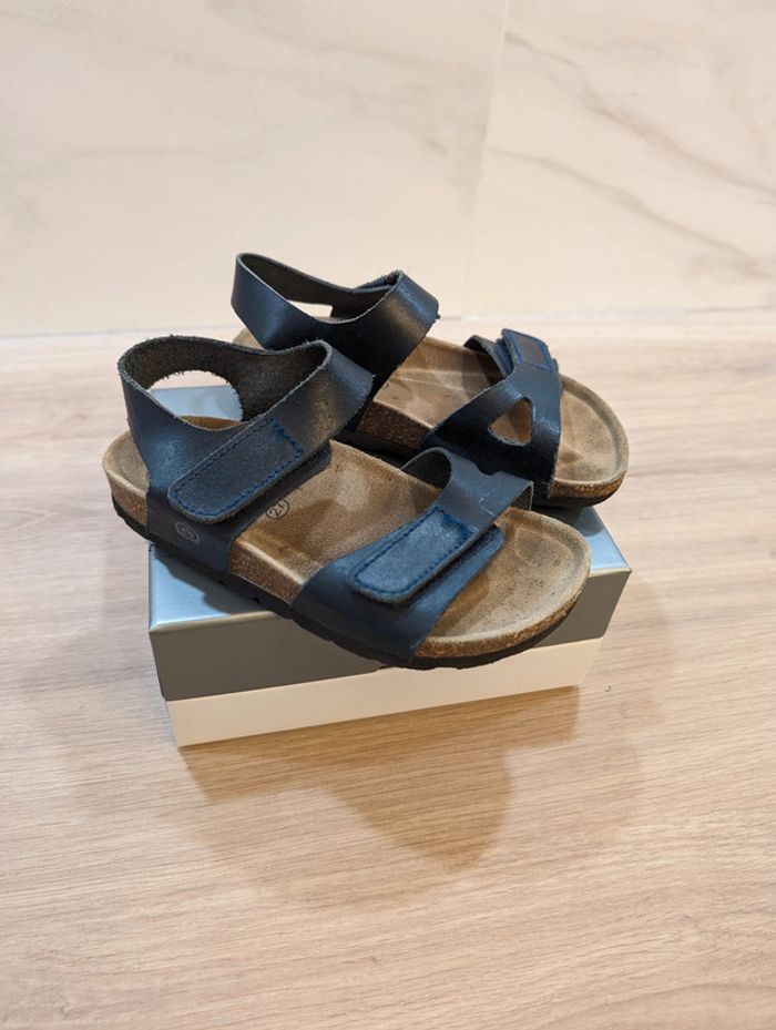 Sandales bleu marine Citrouille et Compagnie - Taille : 27 - photo numéro 3