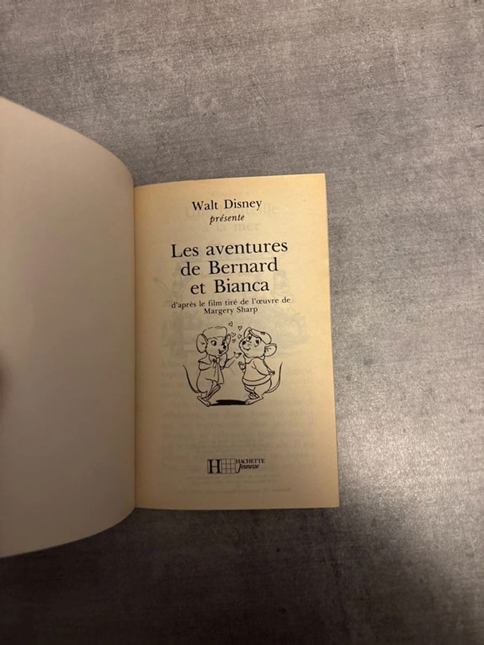 Livre Disney et les aventures de Bernard et Bianca - photo numéro 2