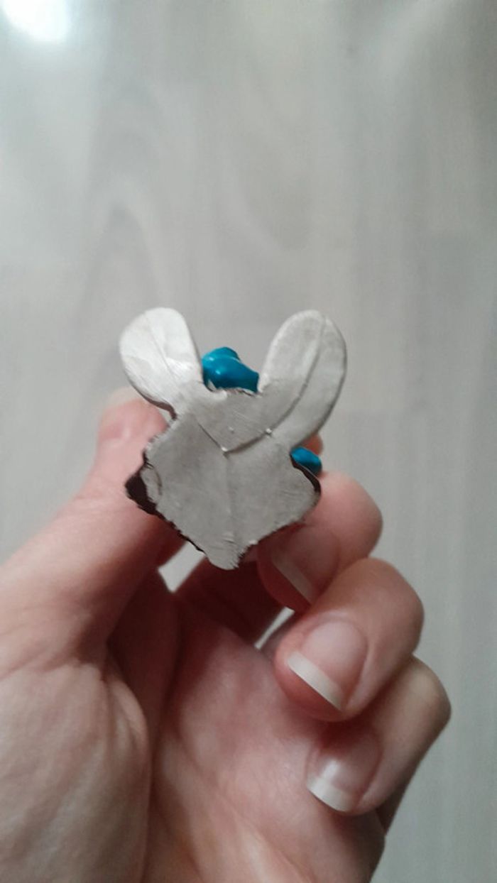 Magnifique figurine ancienne stroumpf pêcheur - photo numéro 6