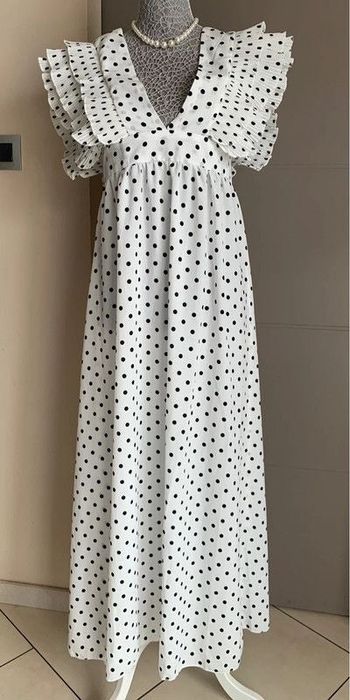 Robe longue légère originale taille 36 BU