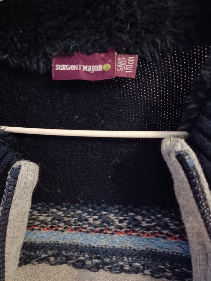 Gilet zippé chaud Sergent major 5 ans (prix ferme) - photo numéro 5