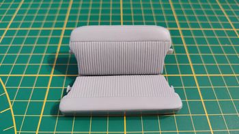 Banquette arrière pièce détachée miniature 1/18 Citroën traction 15cv 1952 Maisto #B36