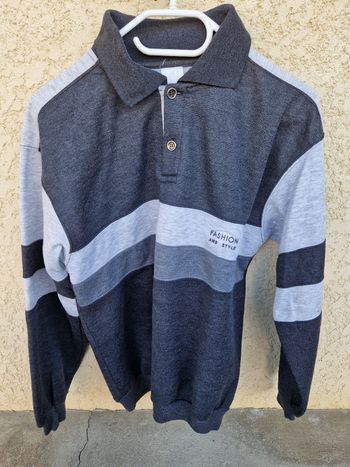 Pull polo homme